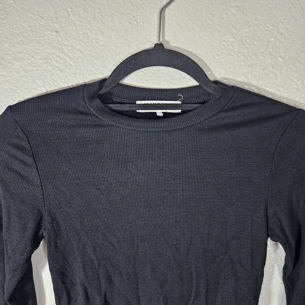 Joah Brown Cropped Crew Longsleeve Size XS/S - Picture 6 of 14